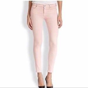 RICH & SKINNY REVOLVE BRAND BOHO STRETCH BLUSH COLORED DENIM SKINNY JEANS 28 REG
